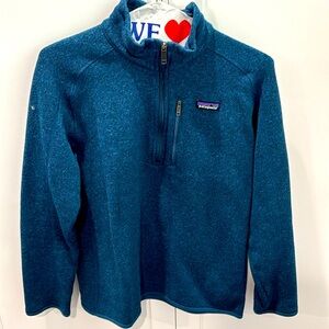 Teal Patagonia pullover jacket! Hardly used!